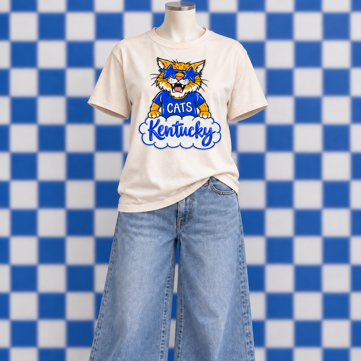 Preppy KY Mascot, DTF Transfer