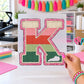 Big K Sweater K, DTF TRANSFER