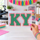 Green Red Plaid KY, DTF TRANSFER