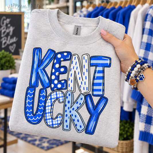 Kentucky, Doodle Letters, DIGITAL DOWNLOAD