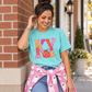 Kentucky, Orange & Pink Patchwork, DTF Transfer