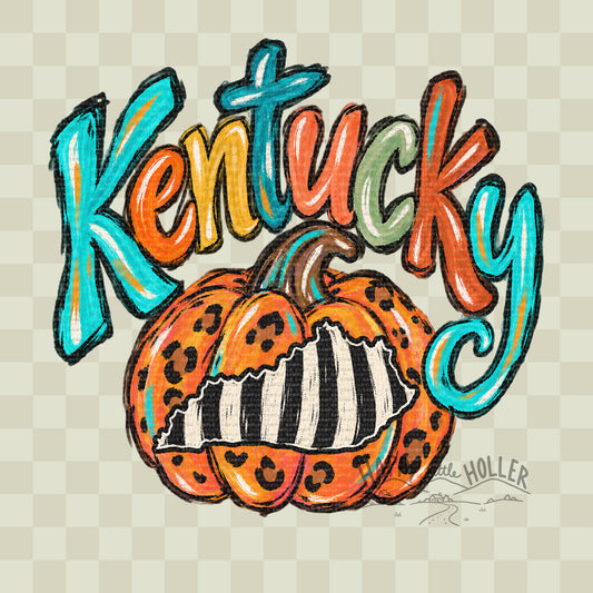KY Pumpkin, Black Stripes, DIGITAL DOWNLOAD